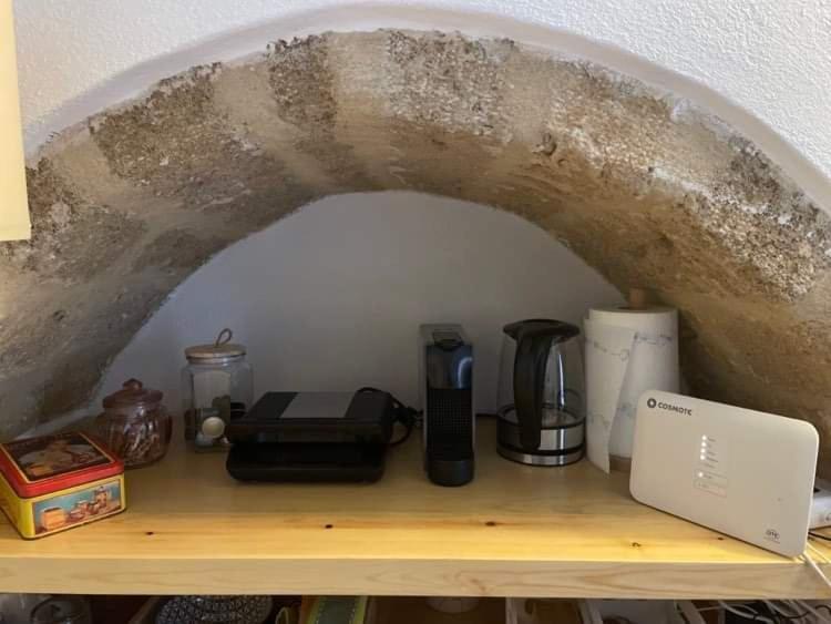 Nefeli Castle Stone House Inside The Fortress Monemvasía Exteriör bild